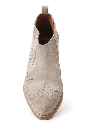 Shop Golden Goose Deluxe Brand Slip On Ankle Boots In Beige