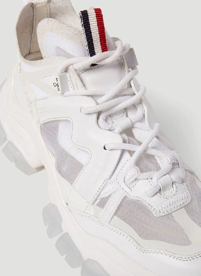 Shop Moncler Leave No Trace Sneakers In White