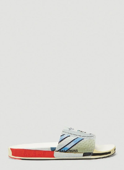 Shop Adidas Originals Adidas By Raf Simons X Raf Adilette Slides In Multi