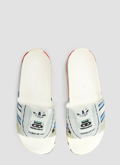 Shop Adidas Originals Adidas By Raf Simons X Raf Adilette Slides In Multi