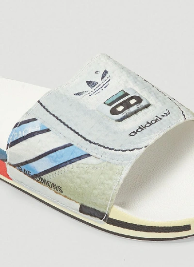 Shop Adidas Originals Adidas By Raf Simons X Raf Adilette Slides In Multi