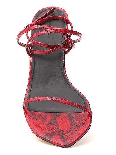 Shop Isabel Marant Aridee Snadals In Red