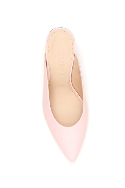 Shop Jacquemus Les Maceio Mules In Pink