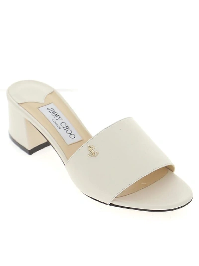 Shop Jimmy Choo Minea 45 Sandals In White