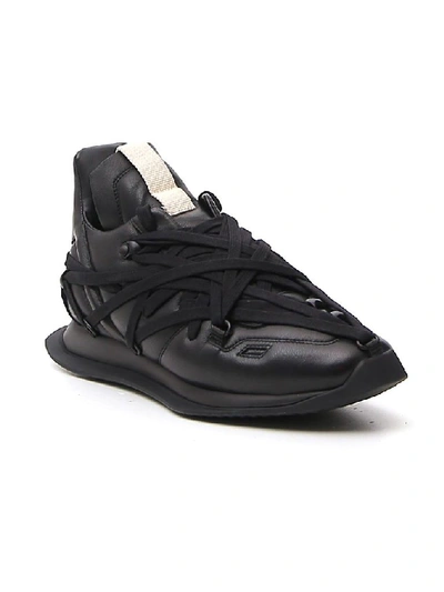 Shop Rick Owens Tecuatl Maximal Sneakers In Black
