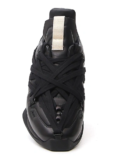 Shop Rick Owens Tecuatl Maximal Sneakers In Black