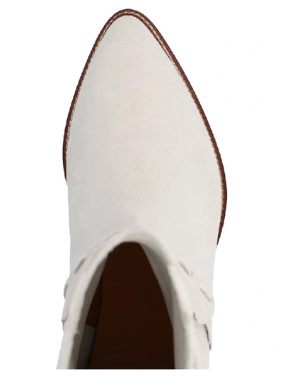 Shop Isabel Marant Sezari Boots In White
