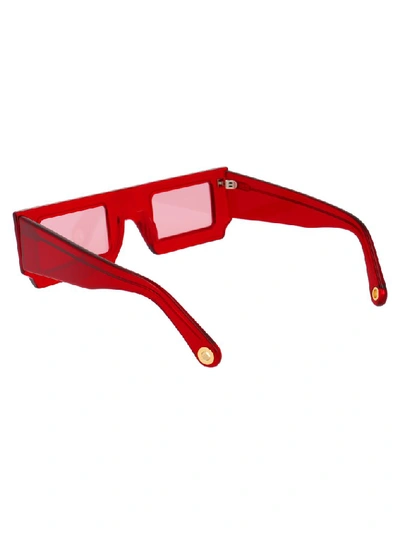 Shop Jacquemus Les Lunettes Soleil Sunglasses In Red