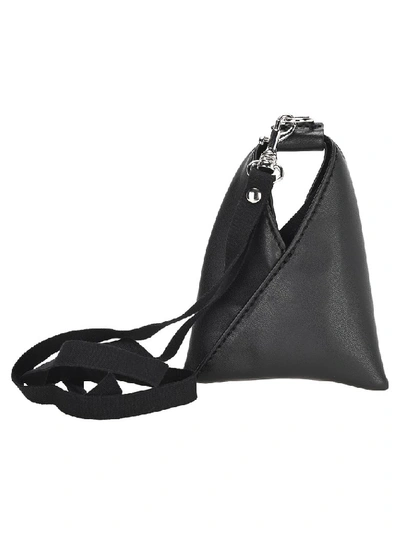 Shop Mm6 Maison Margiela Japanese Bag Key Ring In Black