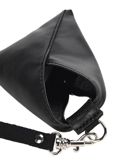 Shop Mm6 Maison Margiela Japanese Bag Key Ring In Black