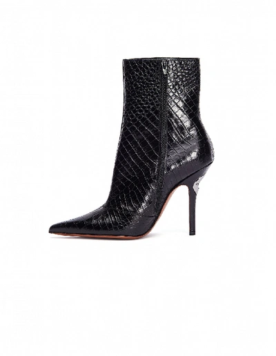 Shop Vetements Black Bottle Opener Ankle Boots