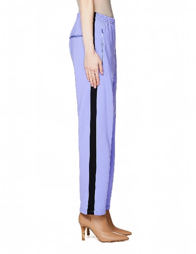 Shop Balenciaga Purple Track Pants