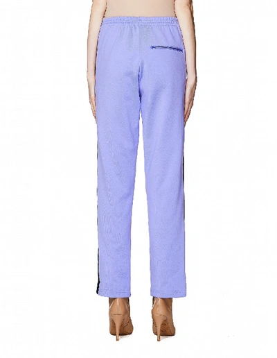 Shop Balenciaga Purple Track Pants