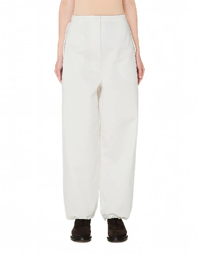 Shop The Row White Cotton Attie Trousers