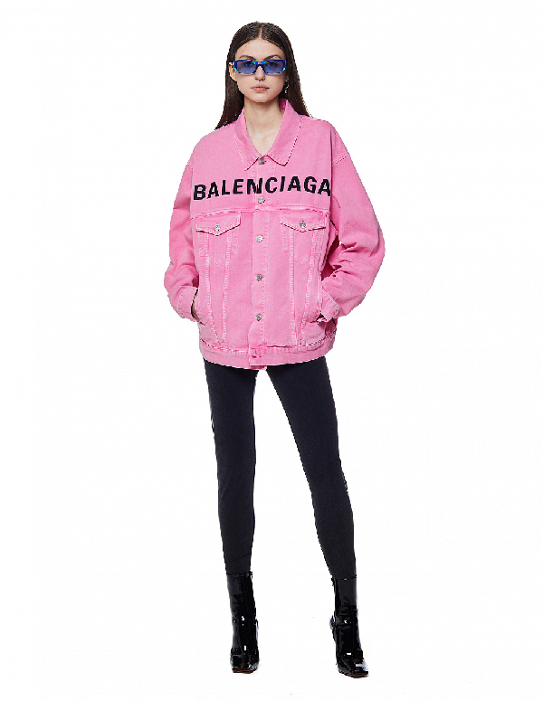 pink balenciaga jacket
