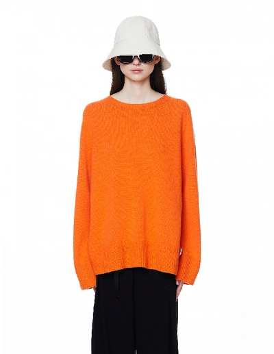 Shop The Row Orange Wool & Cashmere Sibel Sweater