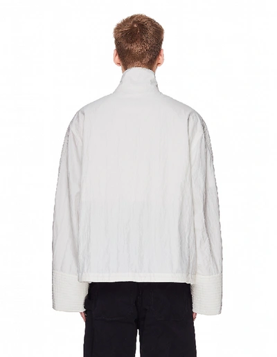 Shop Jil Sander White Zip-up Asaka Jacket