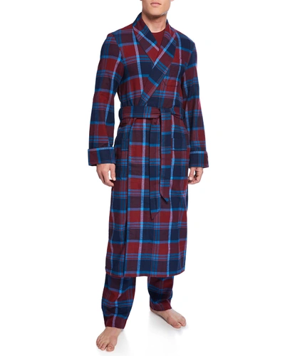 Shop Derek Rose Men's Kelburn 7 Plaid Lounge Pants In Multi