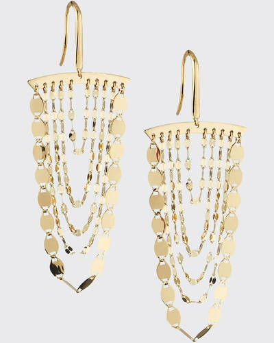 Shop Lana Small Nude Cascade Earrings In Yellow Gold