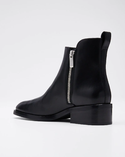 Shop 3.1 Phillip Lim / フィリップ リム Alexa Leather Zip Booties In Black