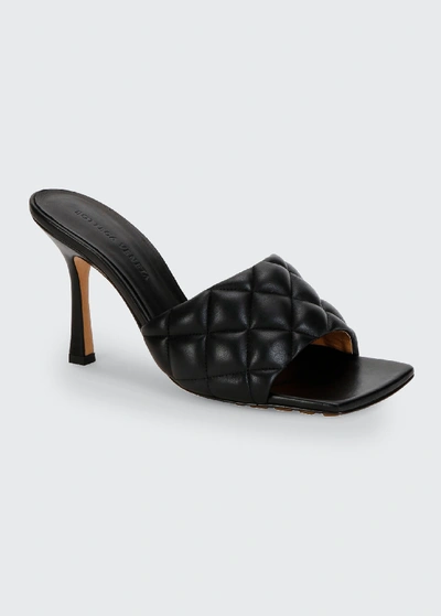 Shop Bottega Veneta The Padded Sandals In Black