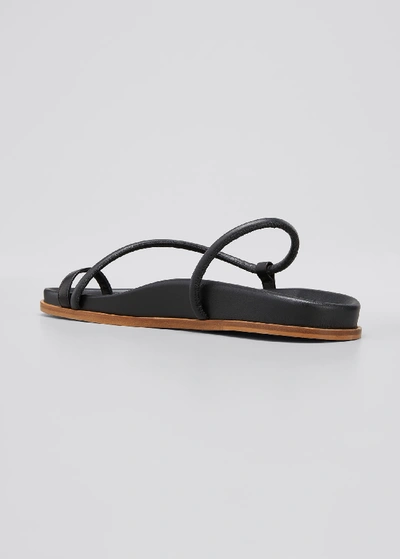 Shop Emme Parsons Bari Naked Toe Ring Sandals In Black