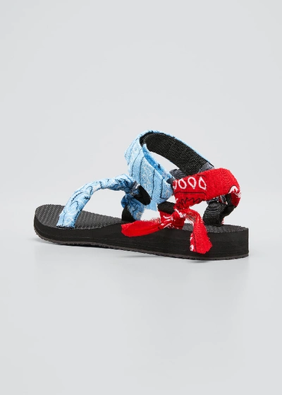 Shop Arizona Love Trekky Bandana Sport Sandals In Blue/red