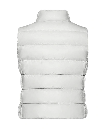Shop Moncler Ghany Quilted Zip-front Vest In White