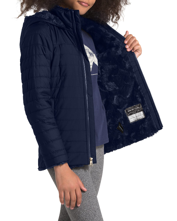 the north face girls mossbud swirl parka
