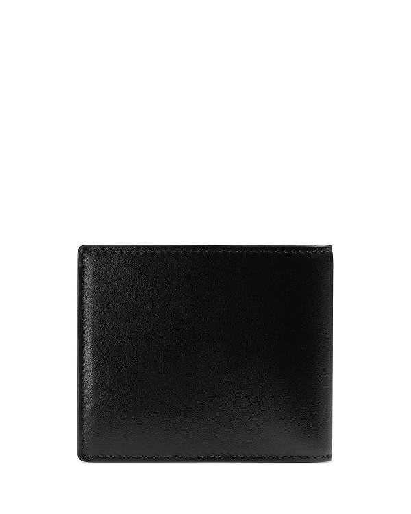 Gucci Blade Embroidered Wallet In Black Leather | ModeSens