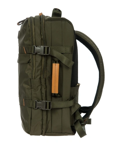 Shop Bric's X-travel Montagna Backpack In Olive