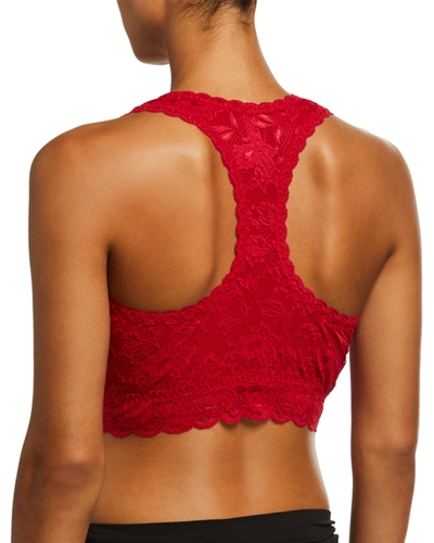 Shop Cosabella Curvy Racie Never Say Never Racerback Bralette In Bright Red