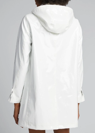 Shop Jane Post Iconic Princess Slicker W/ Detachable Hood In White