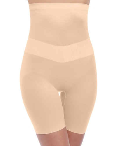 Shop Wacoal Body Lift High-waist Thigh Shaper In Macaroon