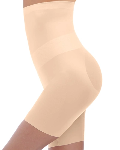 Shop Wacoal Body Lift High-waist Thigh Shaper In Macaroon