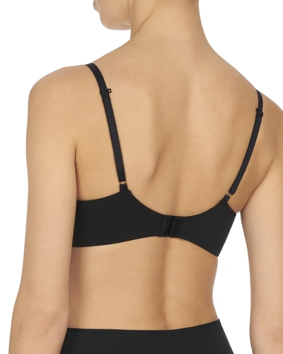 Shop Natori Minimal Convertible Push-up Bra In Black