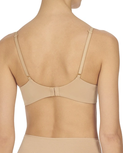 Shop Natori Minimal Convertible Push-up Bra In Cafe