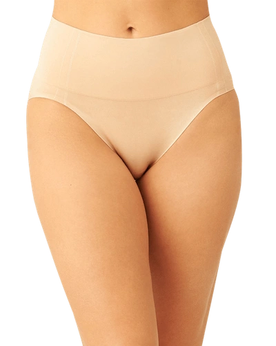 Shop Wacoal Smooth Series Shaping High-cut Briefs In Sand