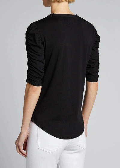 Veronica Beard Waldorf Tee In Black