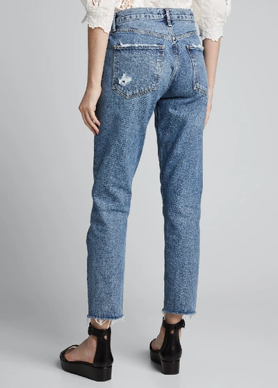 Shop Agolde Jamie Jeans In Blue