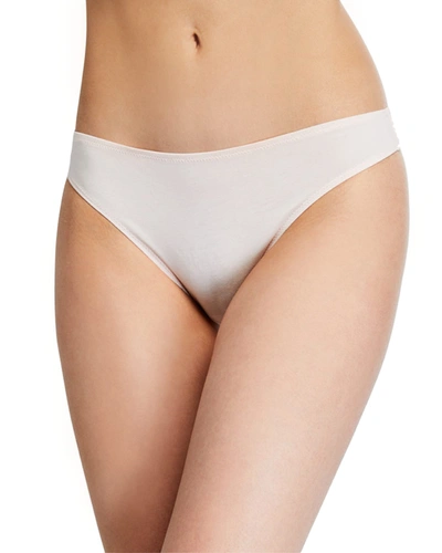 Shop Skin Genny Whisper Weight Thong In Pale Pink
