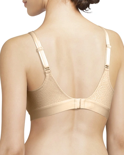 Shop Chantelle C Magnifique Full-cup Wireless Bra In Nude