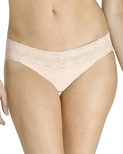Shop Natori Bliss Perfection V-kini Briefs (one Size) In Cameo Rose