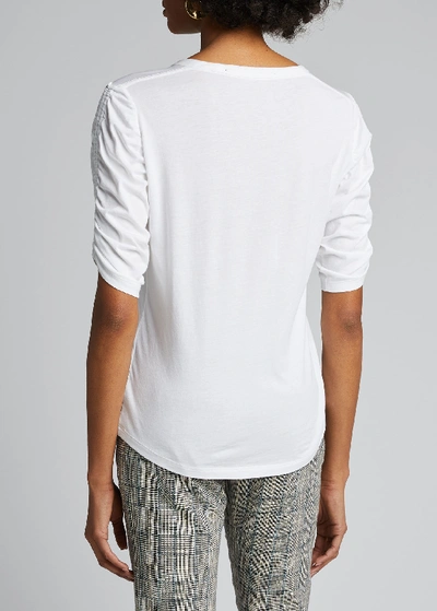 Veronica Beard Waldorf Tee In White