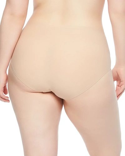 Chantelle Plus Size Soft Stretch Full-coverage Briefs In Nude