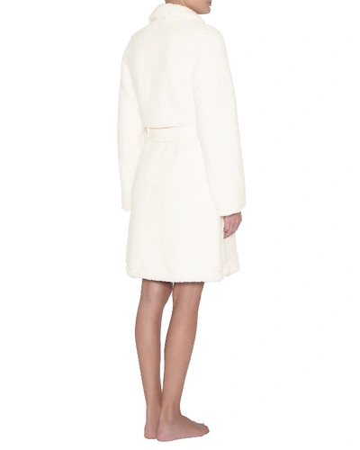 Shop Eberjey Alpine Chic Sherpa Robe In Ivory