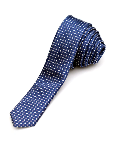Shop Appaman Boys' Dot Twill Tie In Blue