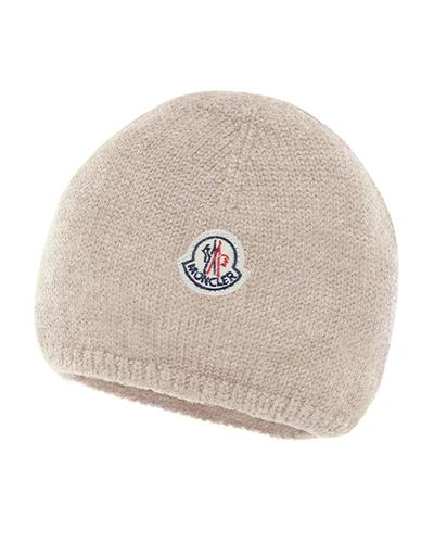 Shop Moncler Baby's Knit Virgin Wool Cap In Turquoise