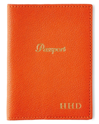 Shop Graphic Image Passport Case, Personalized In Orange