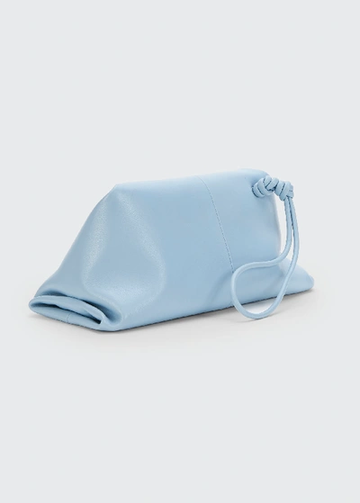 Shop Bottega Veneta The Trine Bag In Light Blue